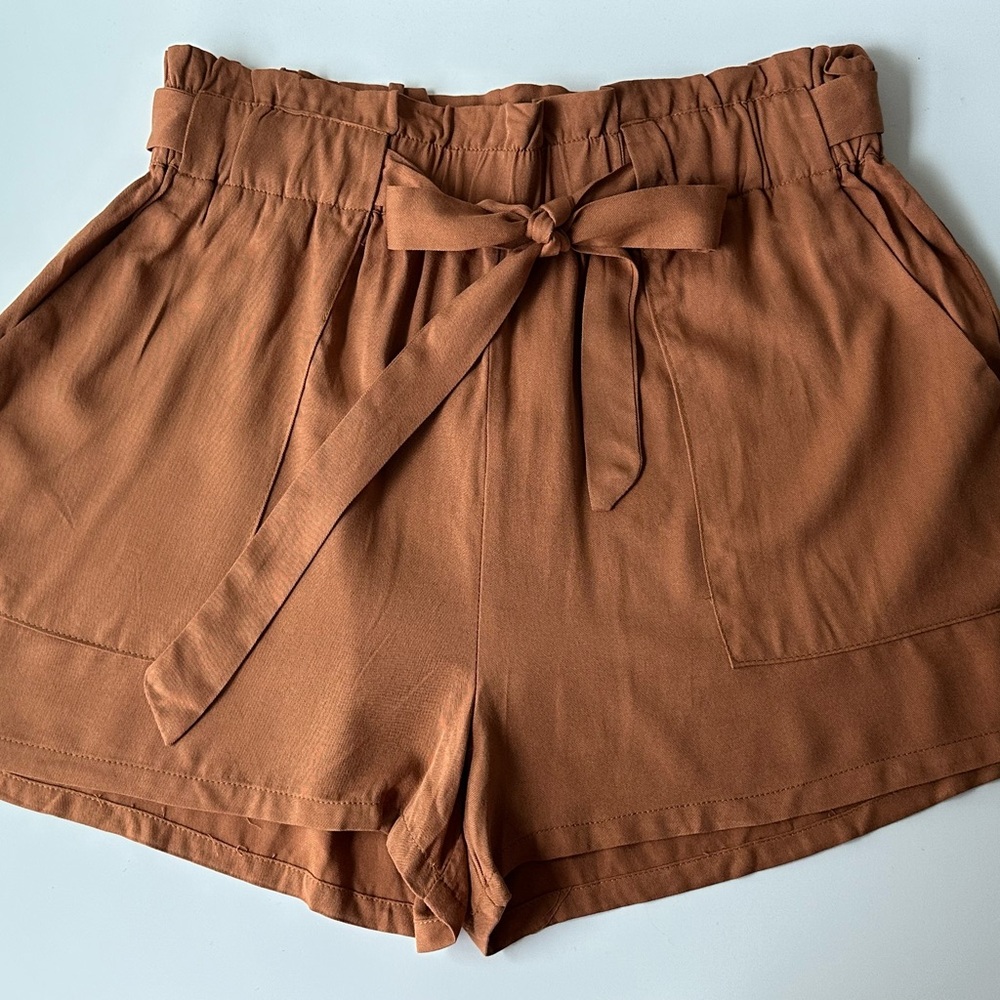 Nordstrom Know One Cares Paperbag Shorts Large